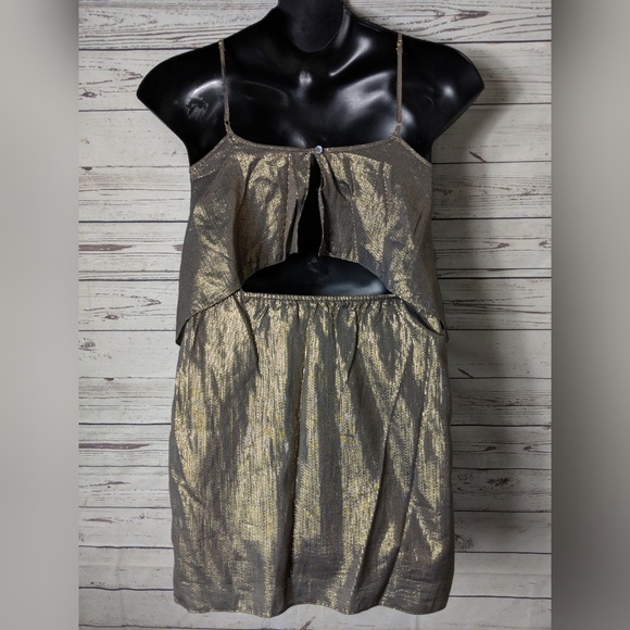 Elizabeth and James XS Gold Brenna Tank Dress - Picture 8 of 8